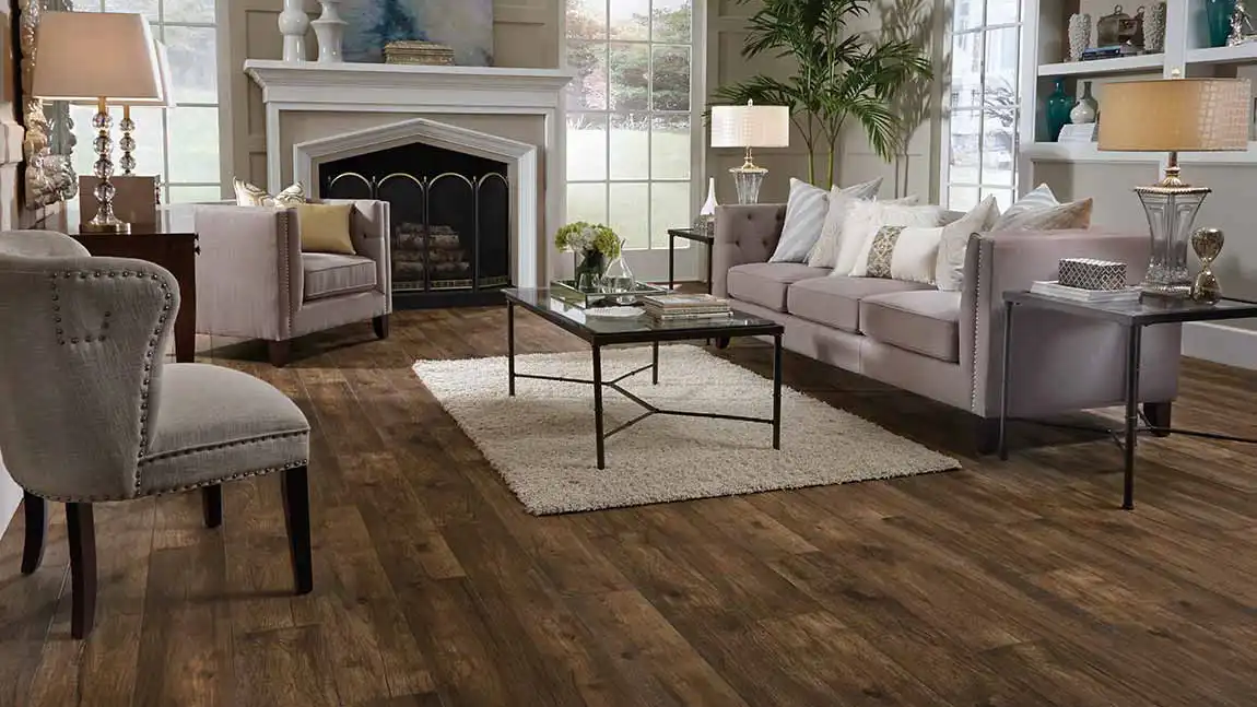 laminate flooring in living room